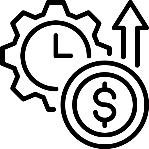 Cost-efficient operations icon